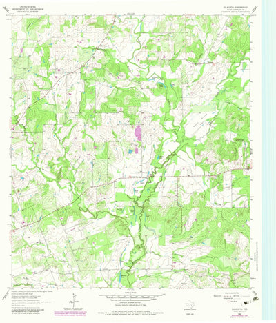 United States Geological Survey Dilworth, TX (1962, 24000-Scale) digital map