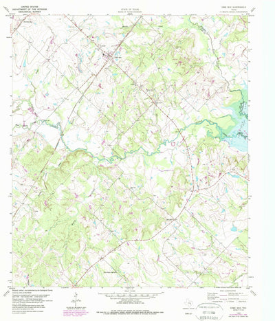 United States Geological Survey Dime Box, TX (1959, 24000-Scale) digital map