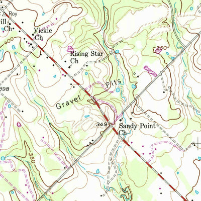 United States Geological Survey Dime Box, TX (1959, 24000-Scale) digital map