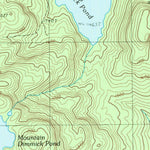 United States Geological Survey Dimmick Mountain, ME (1989, 24000-Scale) digital map