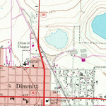 United States Geological Survey Dimmitt, TX (1965, 24000-Scale) digital map