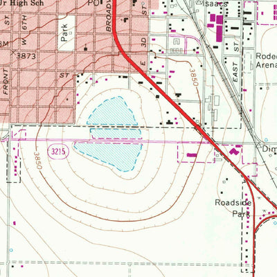 United States Geological Survey Dimmitt, TX (1965, 24000-Scale) digital map
