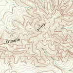 United States Geological Survey Dimple Hills, TX (1968, 24000-Scale) digital map
