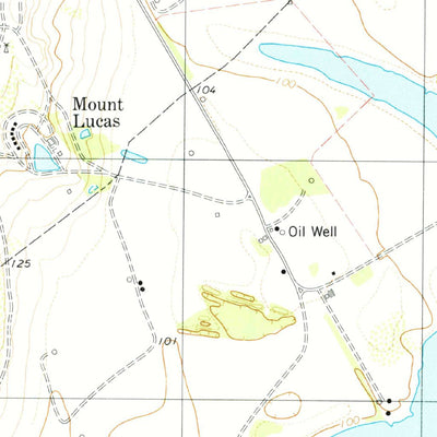 United States Geological Survey Dinero, TX (1979, 24000-Scale) digital map