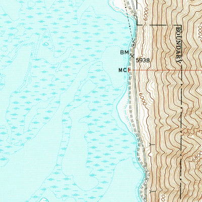 United States Geological Survey Dingle, ID (1967, 24000-Scale) digital map