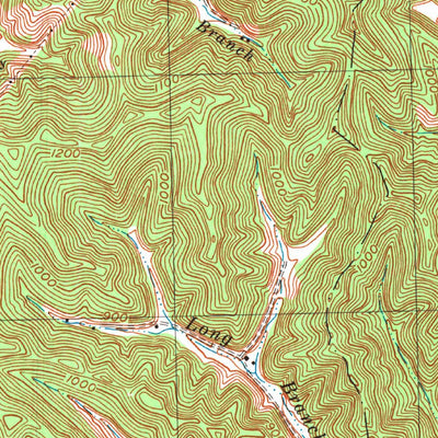 United States Geological Survey Dingus, KY (1992, 24000-Scale) digital map