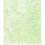 United States Geological Survey Dinkey Creek, CA (1982, 24000-Scale) digital map