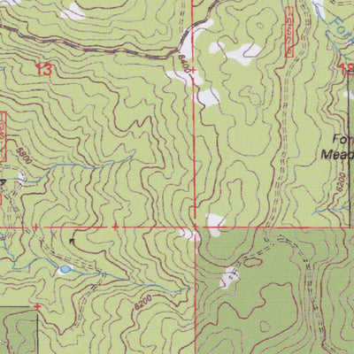 United States Geological Survey Dinkey Creek, CA (1993, 24000-Scale) digital map