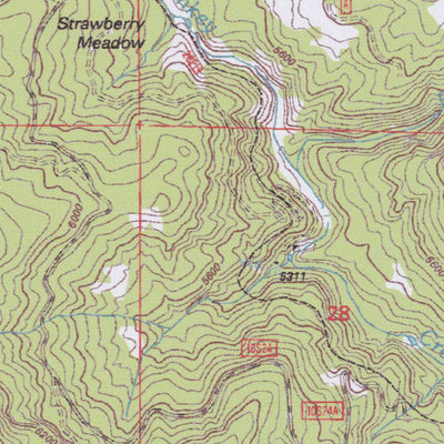 United States Geological Survey Dinkey Creek, CA (1993, 24000-Scale) digital map