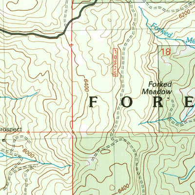 United States Geological Survey Dinkey Creek, CA (2004, 24000-Scale) digital map