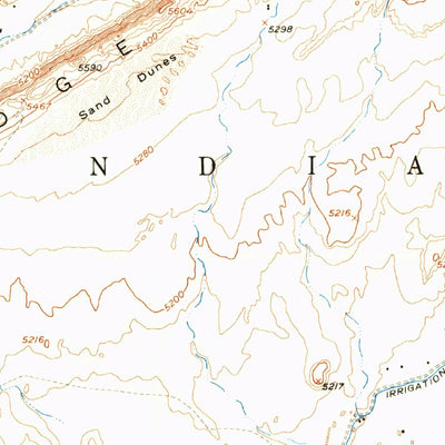 United States Geological Survey Dinnehotso, AZ-UT (1952, 62500-Scale) digital map