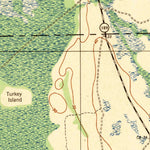 United States Geological Survey Dinner Island, FL (1944, 62500-Scale) digital map