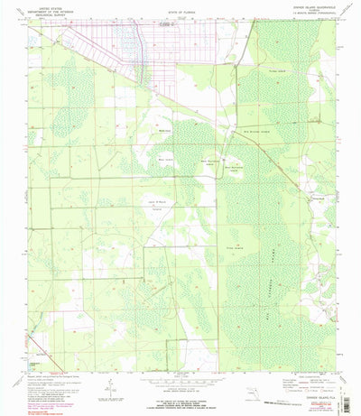 United States Geological Survey Dinner Island, FL (1970, 24000-Scale) digital map