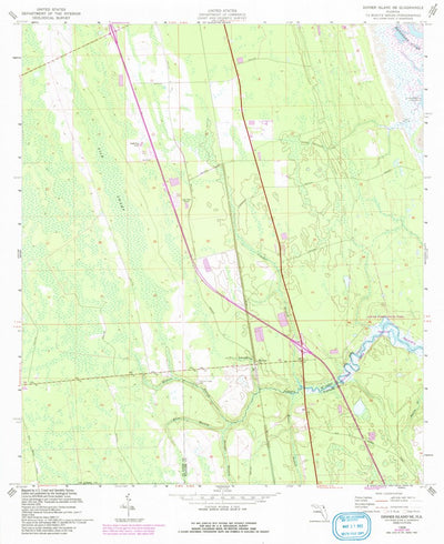 United States Geological Survey Dinner Island NE, FL (1956, 24000-Scale) digital map