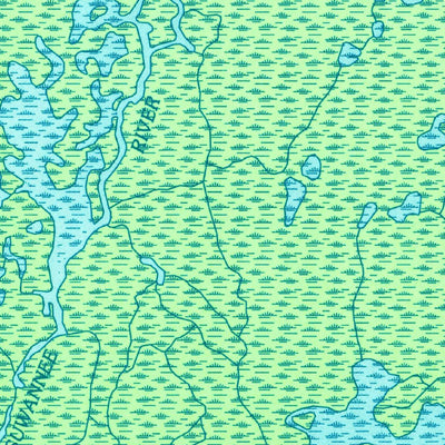 United States Geological Survey Dinner Pond, GA (1994, 24000-Scale) digital map