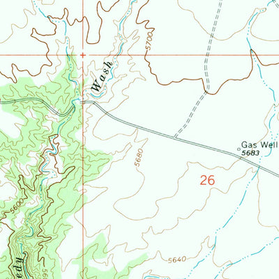 United States Geological Survey Dinosaur NW, UT (1968, 24000-Scale) digital map