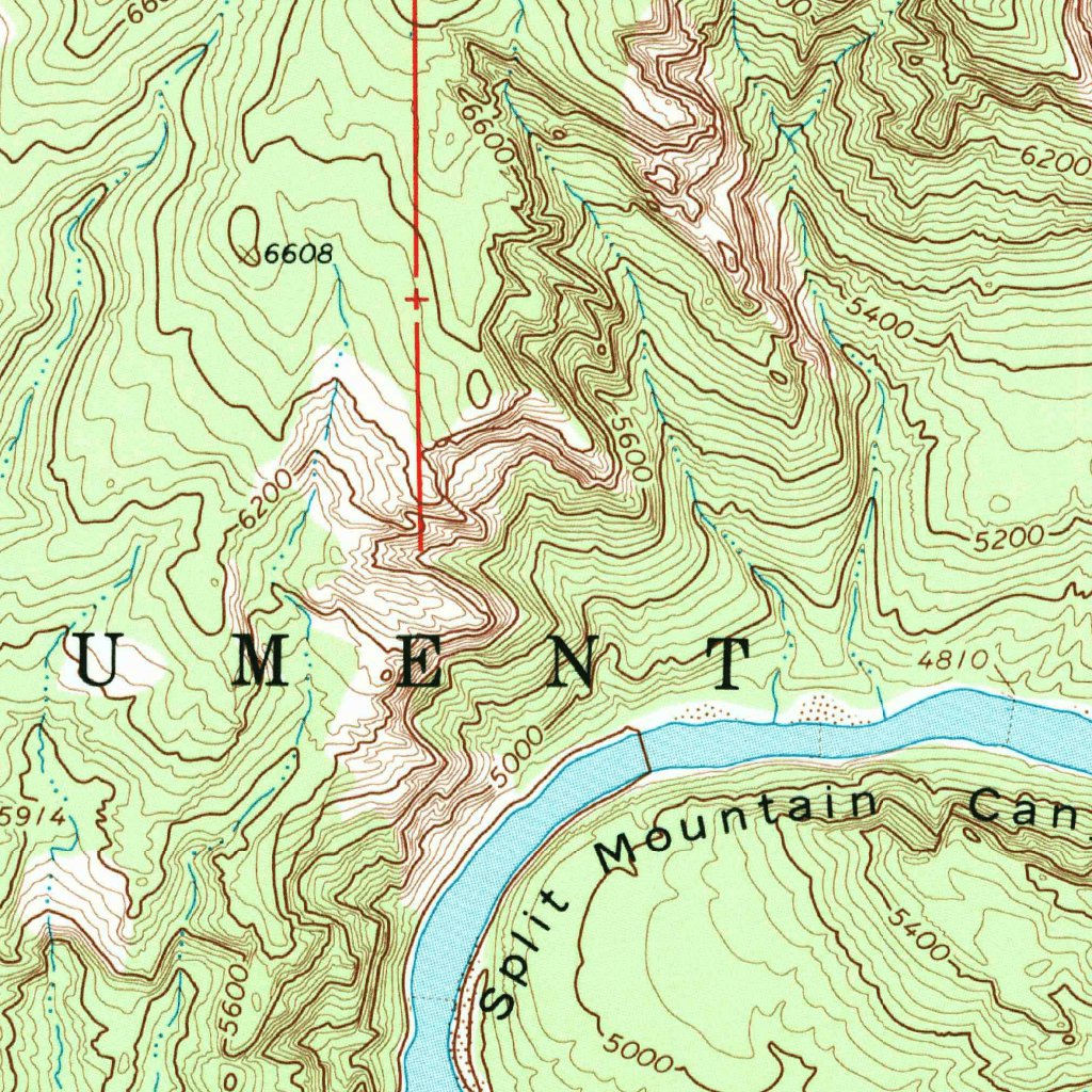 Course Map Quarry Dinosaur Quarry, UT (1965, 24000-Scale) Map by United States Geological ...