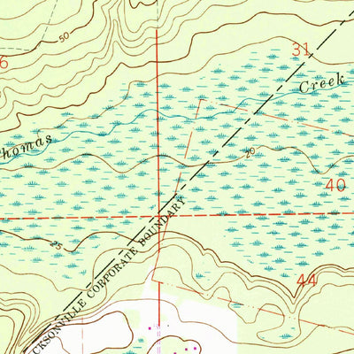 United States Geological Survey Dinsmore, FL (1964, 24000-Scale) digital map