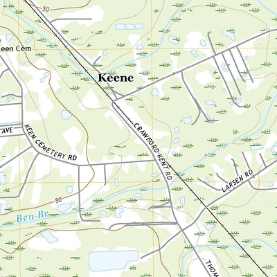 United States Geological Survey Dinsmore, FL (2021, 24000-Scale) digital map