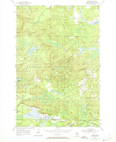 United States Geological Survey Diorite, MI (1955, 24000-Scale) digital map