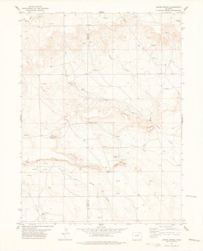 United States Geological Survey Dipper Spring, CO (1977, 24000-Scale) digital map