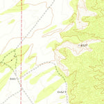 United States Geological Survey Dipping Water Well, AZ (1972, 24000-Scale) digital map