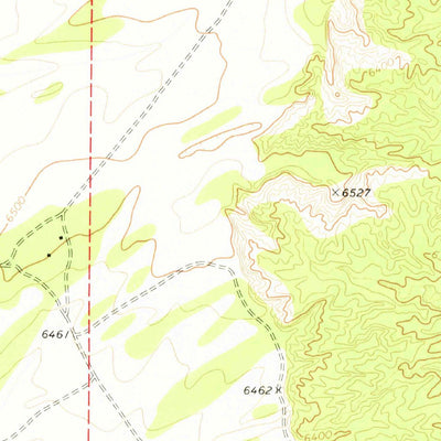 United States Geological Survey Dipping Water Well, AZ (1972, 24000-Scale) digital map