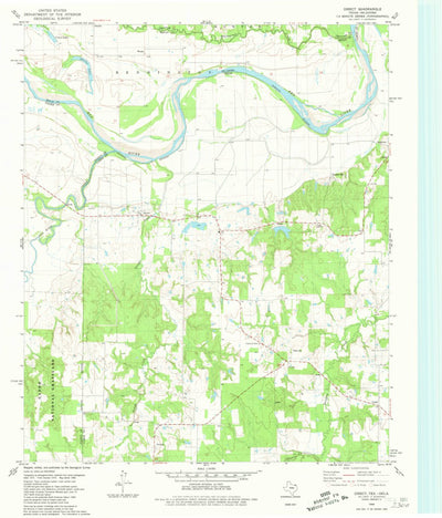 United States Geological Survey Direct, TX-OK (1980, 24000-Scale) digital map