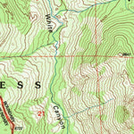 United States Geological Survey Disaster Peak, CA (2001, 24000-Scale) digital map