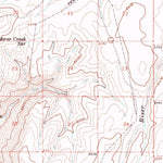United States Geological Survey Disaster Peak, NV-OR (1961, 62500-Scale) digital map
