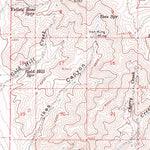United States Geological Survey Disaster Peak, NV-OR (1961, 62500-Scale) digital map