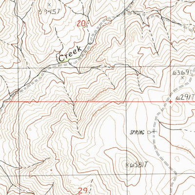 United States Geological Survey Disaster Peak, NV-OR (1991, 24000-Scale) digital map