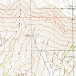 United States Geological Survey Disaster Peak, NV-OR (1991, 24000-Scale) digital map