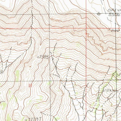 United States Geological Survey Disaster Peak, NV-OR (1991, 24000-Scale) digital map