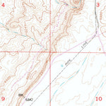 United States Geological Survey Dishpan Butte, WY (1953, 24000-Scale) digital map