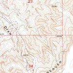 United States Geological Survey Dishpan Butte, WY (1953, 24000-Scale) digital map