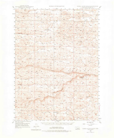 United States Geological Survey Dismal River Ranch, NE (1947, 62500-Scale) digital map