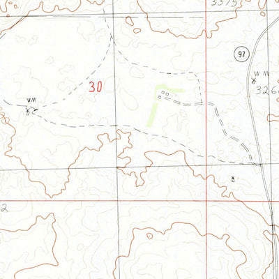 United States Geological Survey Dismal River Ranch NE, NE (1985, 24000-Scale) digital map