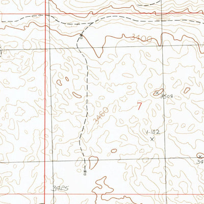 United States Geological Survey Dismal River Ranch SW, NE (1985, 24000-Scale) digital map