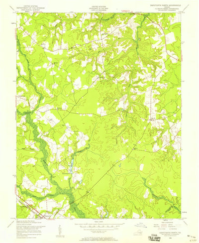 United States Geological Survey Disputanta North, VA (1956, 24000-Scale) digital map