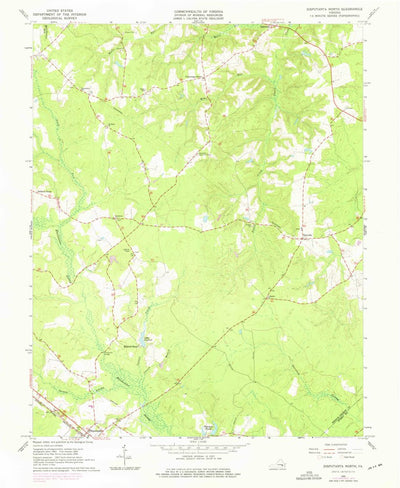 United States Geological Survey Disputanta North, VA (1965, 24000-Scale) digital map