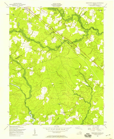 United States Geological Survey Disputanta South, VA (1956, 24000-Scale) digital map