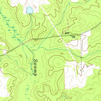 United States Geological Survey Disputanta South, VA (1968, 24000-Scale) digital map