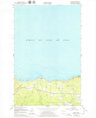 United States Geological Survey Disque, WA (1950, 24000-Scale) digital map