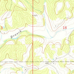 United States Geological Survey Dissen, MO (1973, 24000-Scale) digital map