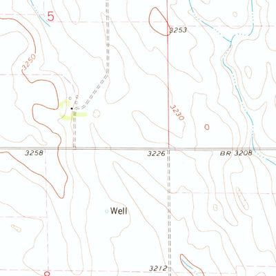 United States Geological Survey Dittons Creek NE, NE (1973, 24000-Scale) digital map