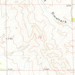 United States Geological Survey Dittons Creek NW, NE (1973, 24000-Scale) digital map