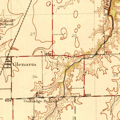 United States Geological Survey Divernon, IL (1924, 62500-Scale) digital map
