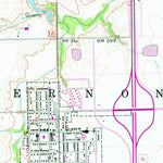 United States Geological Survey Divernon, IL (1965, 24000-Scale) digital map