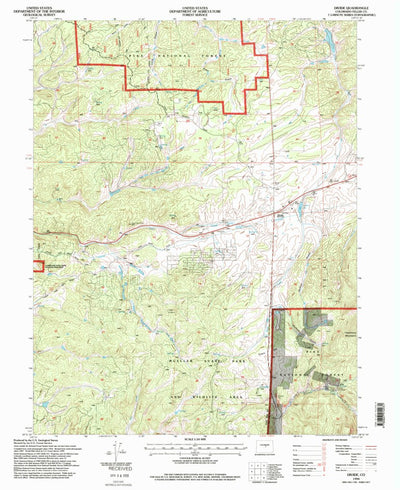United States Geological Survey Divide, CO (1994, 24000-Scale) digital map